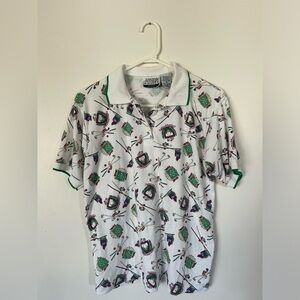 Vintage Jennifer Scott Golf Polo Medium Petite
